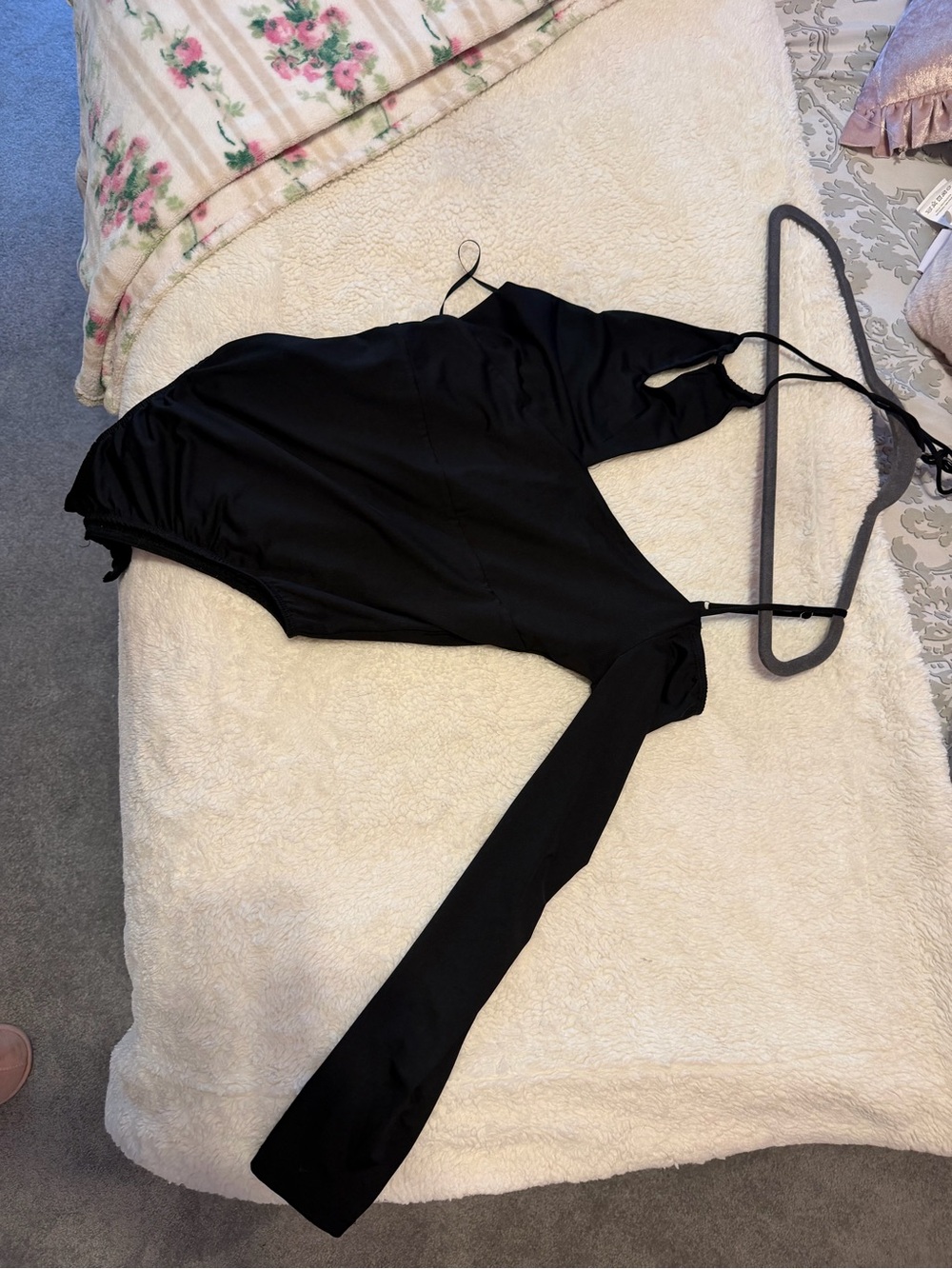 Princess Polly Black One-Shoulder Bodysuit